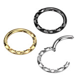 Septum Piercing Clicker Ring - Klappring