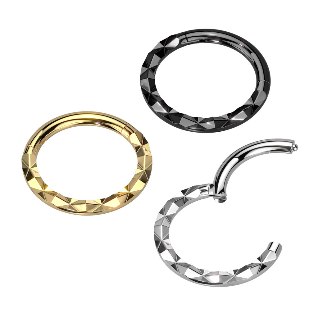 Septum Piercing Clicker Ring aus Chirurgenstahl