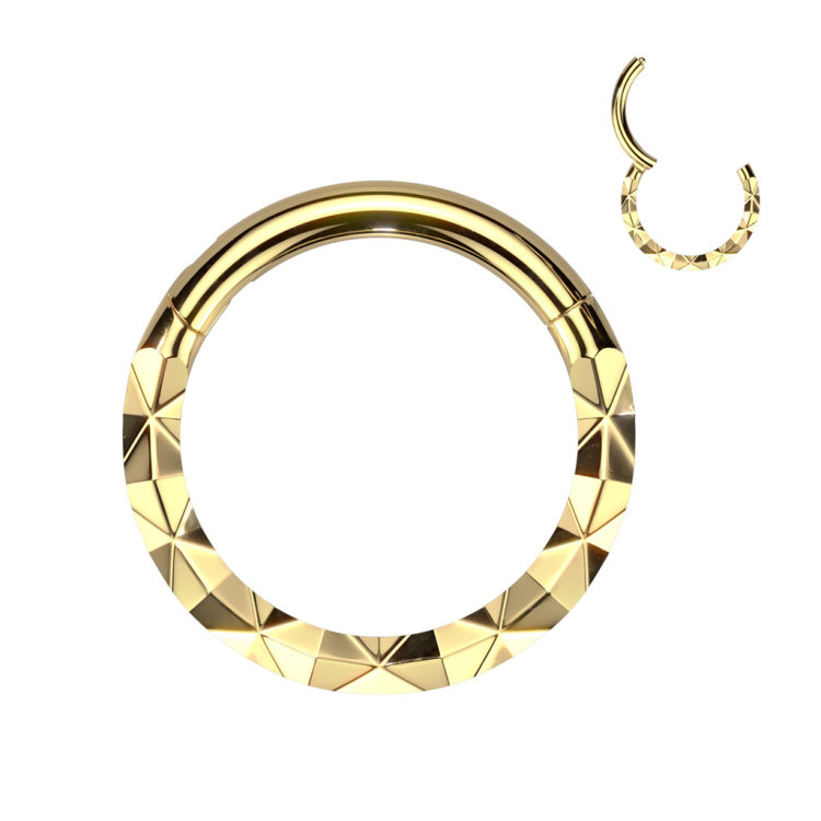 Septum Piercing Clicker Ring - Klappring