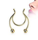 Fake Septum Piercing – 4 Farben