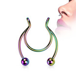 Fake Septum Piercing – 4 Farben