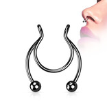 Fake Septum Piercing – 4 Farben