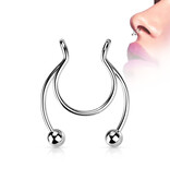 Fake Septum Piercing – 4 Farben
