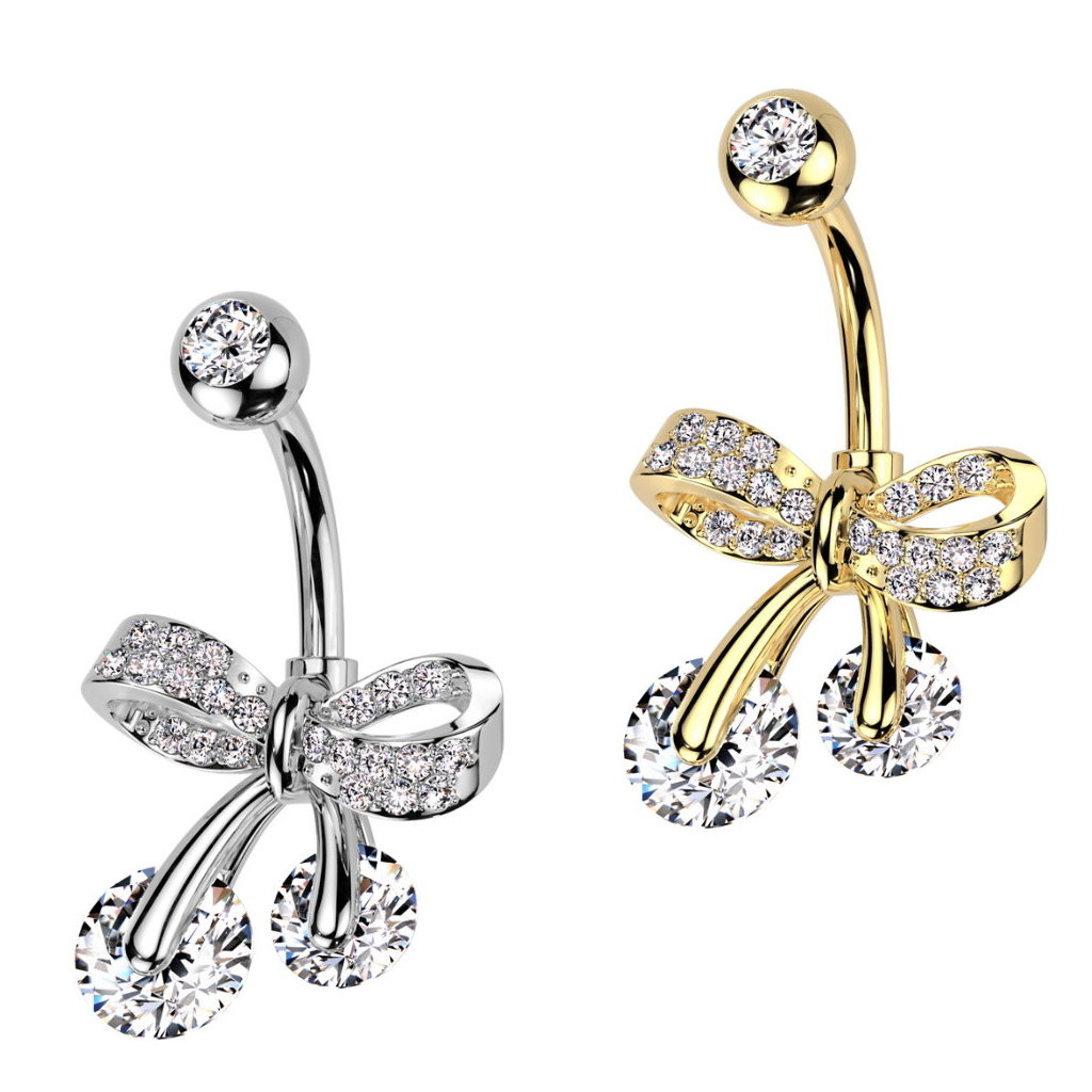 Bauchnabelpiercing Schleife