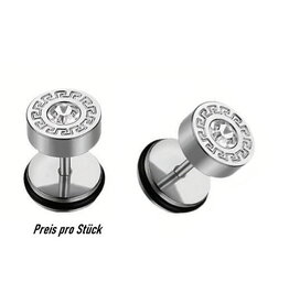 Fake Plugs Silber