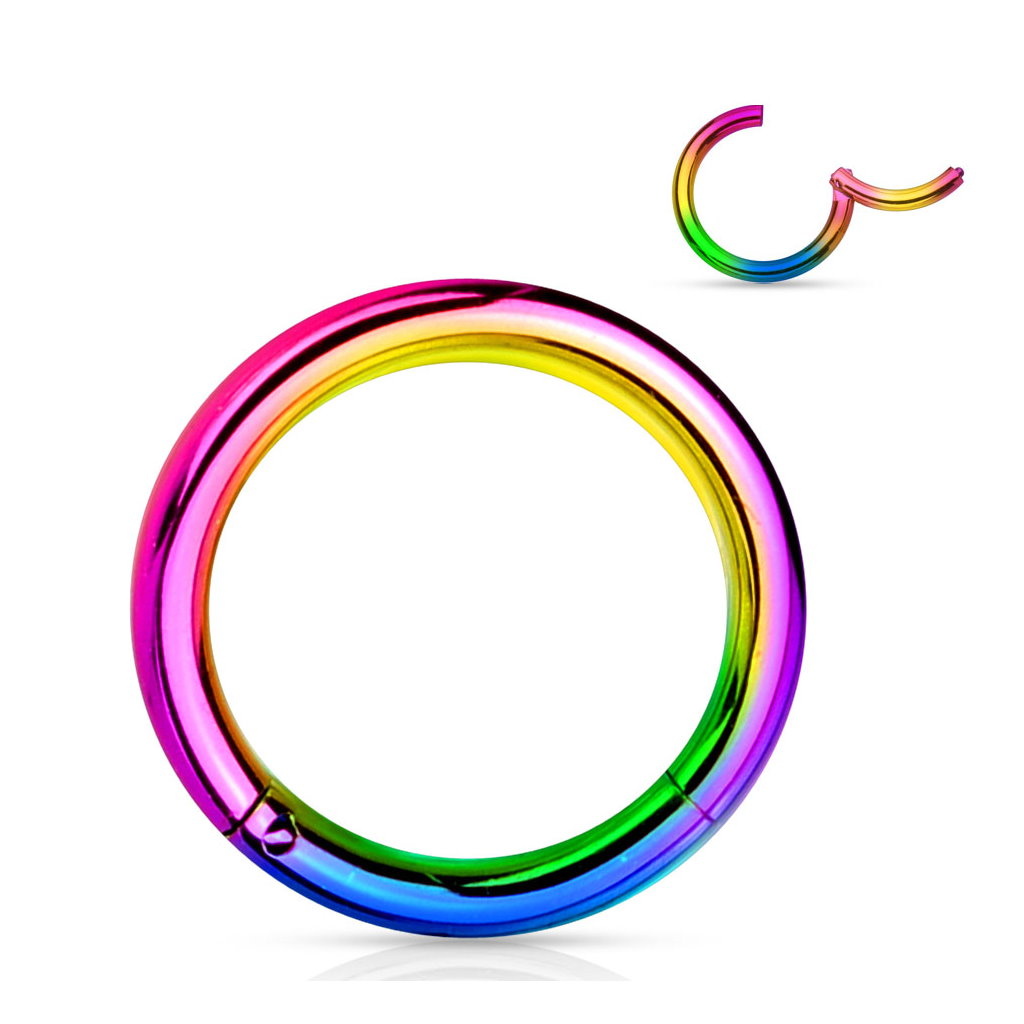 Nasenring 1mm  mit Clickverschluss