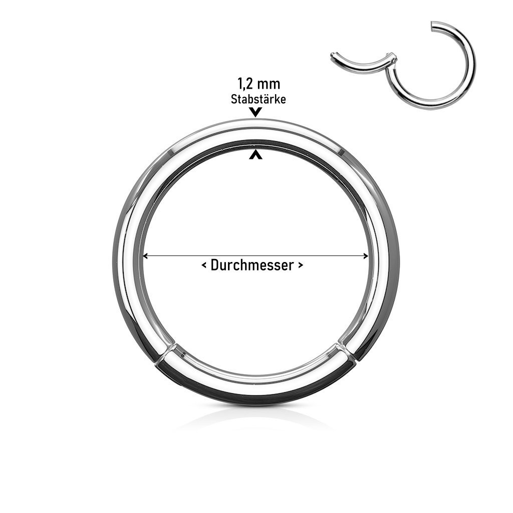 Segmentring Ring  aus Chirurgenstahl