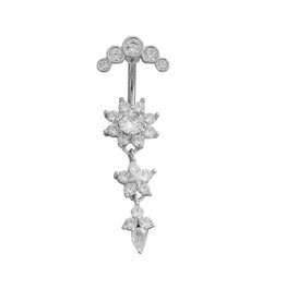 Bauchnabelpiercing Blume