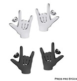 Ohrstecker Rocker Hand aus Edelstahl
