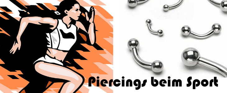 Piercings und Sport