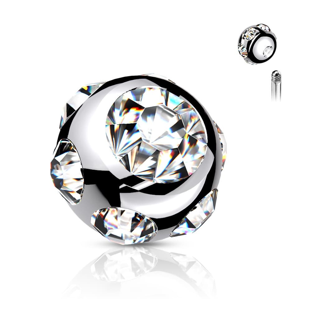 Piercing Kugel Silber