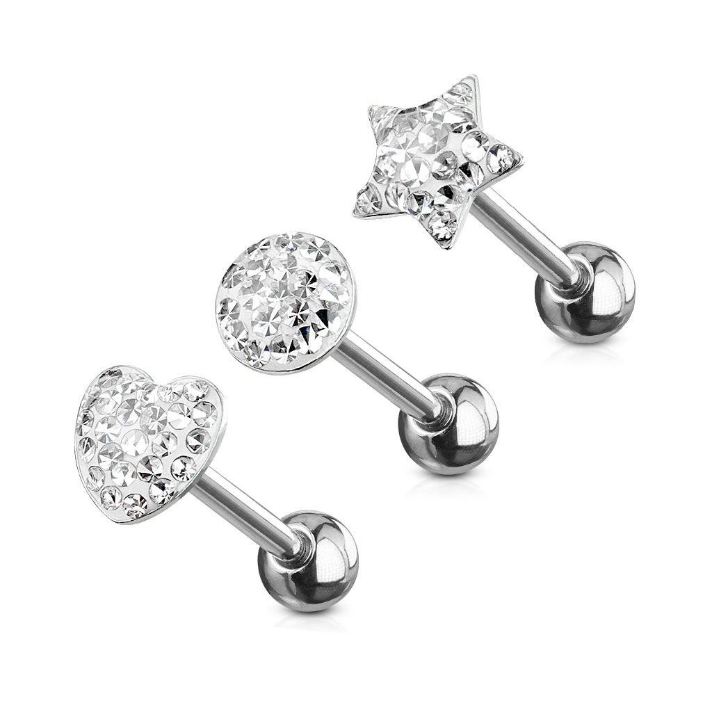 Epoxy Zungenpiercing