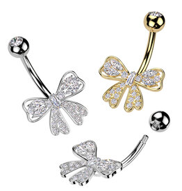 Bauchnabelpiercing  Schleife