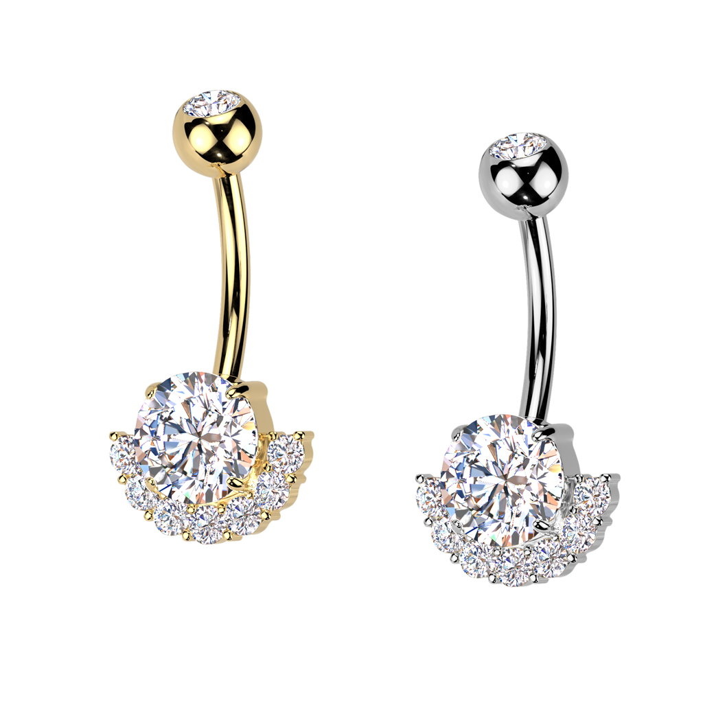 Schönes Bauchnabelpiercing