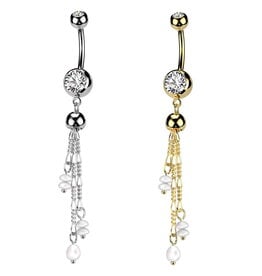 Nabelpiercing  mit Anhänger