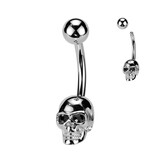 Bauchnabelpiercing Chirurgenstahl Totenkopf