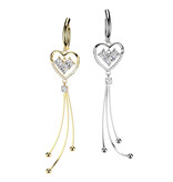 Clicker Bauchnabelpiercing Herz