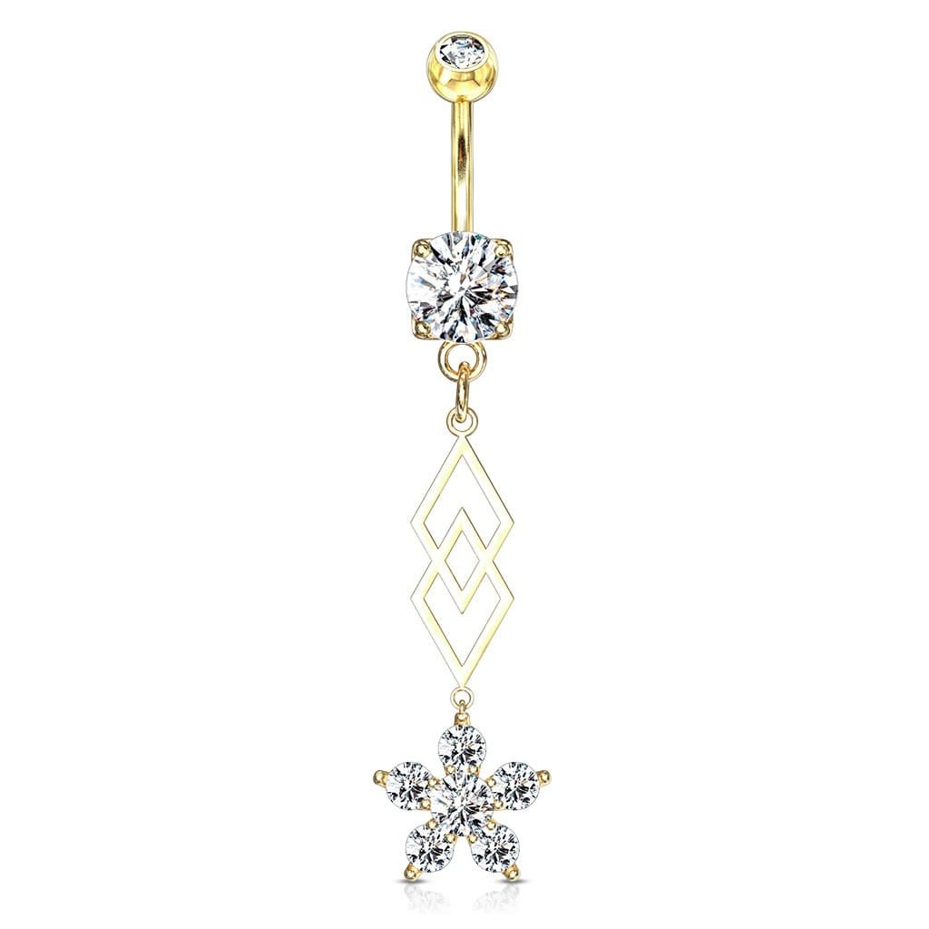 Piercing Bauchnabel Gold
