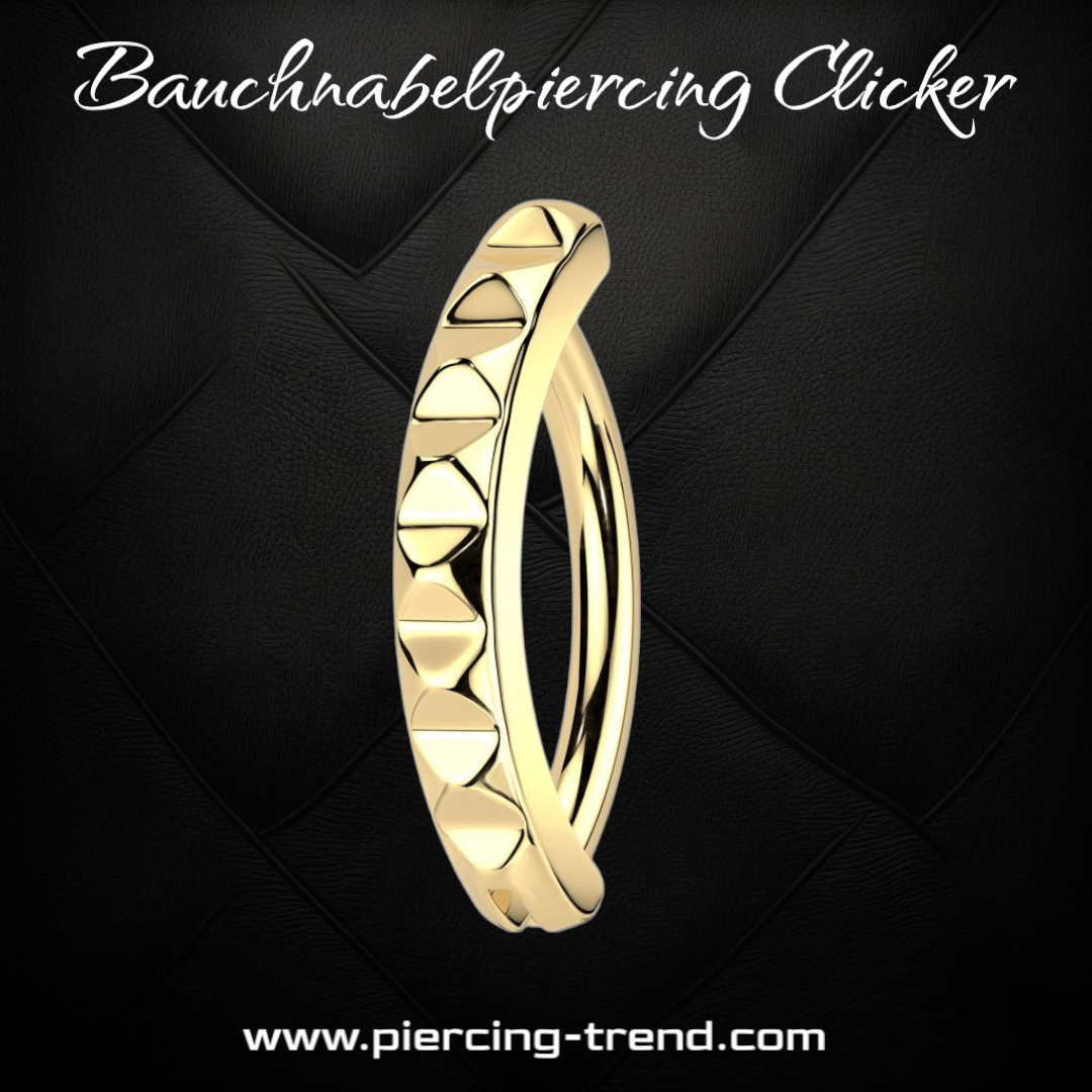 Bauchnabelpiercing  Mann – Mit praktischem Clickverschluss