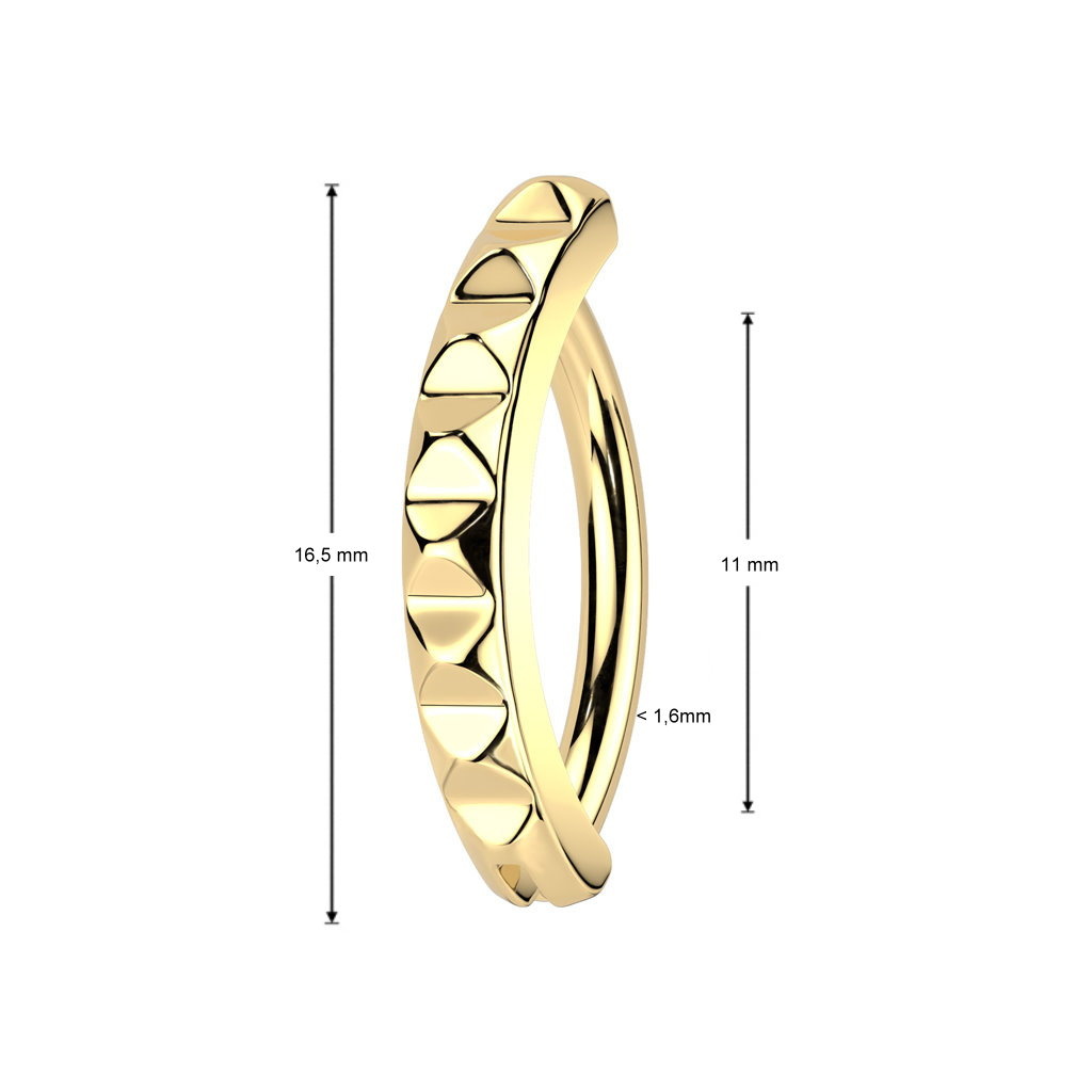 Bauchnabelpiercing  Mann – Mit praktischem Clickverschluss
