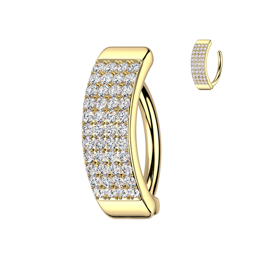 Clicker Bauchnabelpiercing