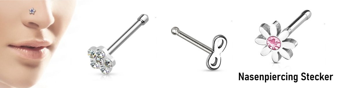 Nasenpiercing Stecker