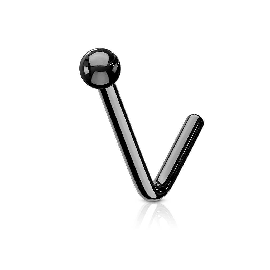 Nasenstecker L-Form aus Chirurgenstahl