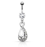 Bauchnabelpiercing Infinity - 3 Farben wählbar