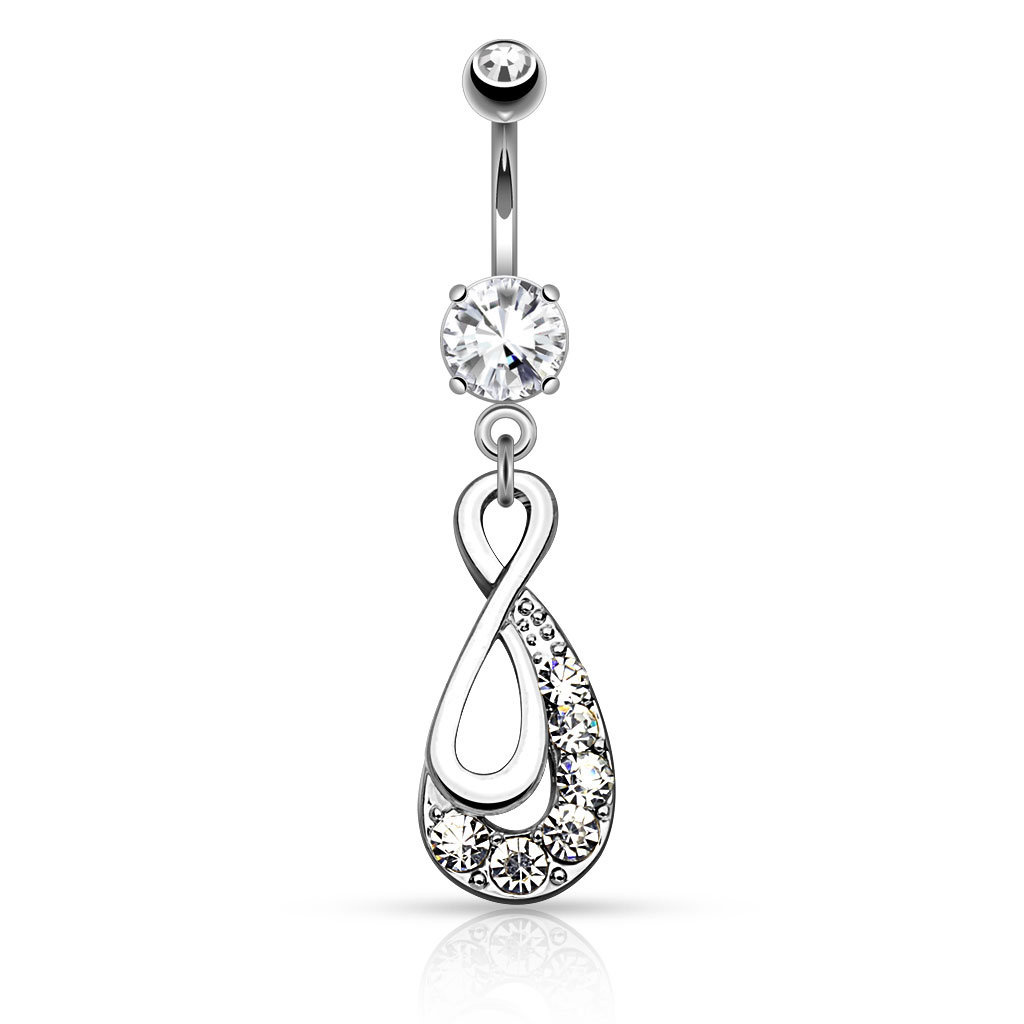 Bauchnabelpiercing Infinity - 3 Farben wählbar