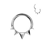 Septum Piercing Clicker mit Spitzen