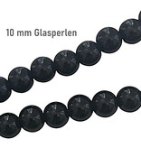 Schwarze Damen Bikerkette mit Totenkopfanhänger