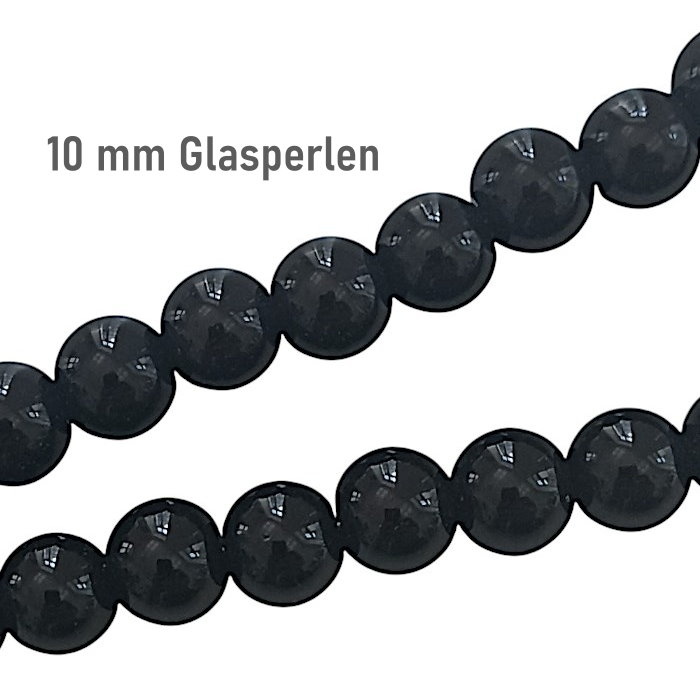 Schwarze Damen Bikerkette mit Totenkopfanhänger