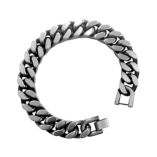 Edelstahl Panzerkette 12mm geschwärzt