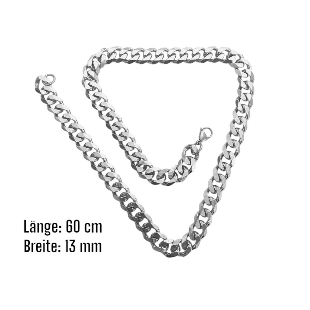 Edelstahl Panzerkette 60cm x 13mm