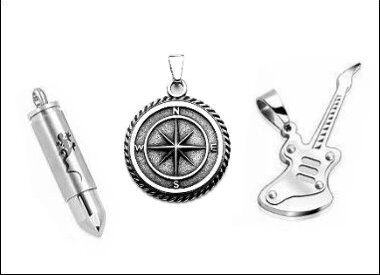 Kettenanhänger Edelstahl Schmuck