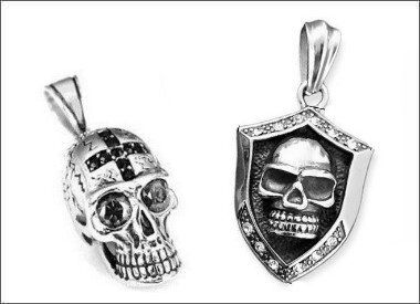 Totenkopf Anhänger Schmuck
