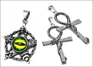 Mystische Symbole Schmuck