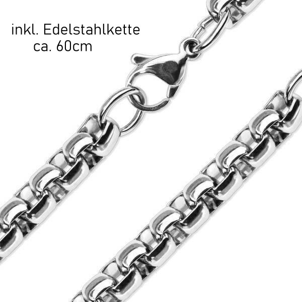 Skull Edelstahl Anhänger Totenkopf
