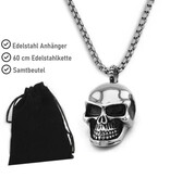 Skull Edelstahlanhänger Totenkopf