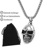 Edelstahl Anhänger Skull Totenkopf
