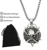 Biker Kettenanhänger Totenkopf