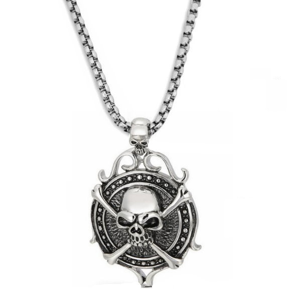 Biker Kettenanhänger Totenkopf