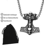 Ketteanhänger Thors Hammer aus Edelstahl