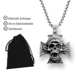 Totenkopf Anhänger Edelstahl