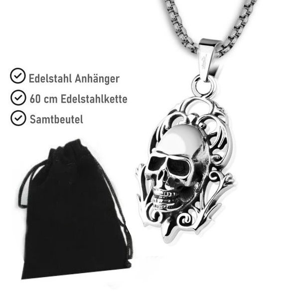 Skull Kettenanhänger Totenkopf