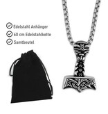 Thors Hammer Anhänger aus Edelstahl