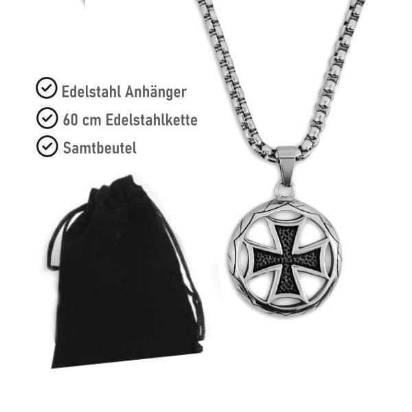 Edelstahlanhänger Eisernes Kreuz