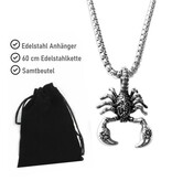 Skorpion Anhänger aus Edelstahl