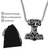 Kettenanhänger Thors Hammer Edelstahl