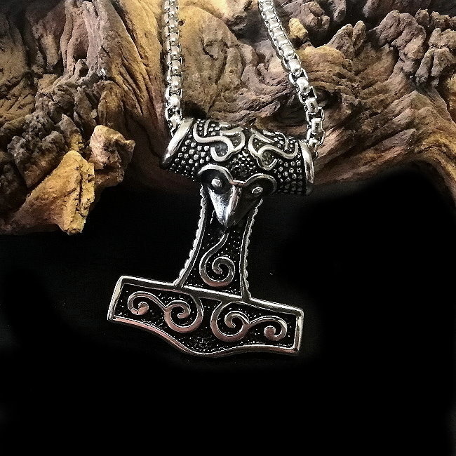 Anhänger Thors Hammer aus Edelstahl